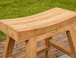 Teak-Hocker