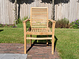 Stapelbarer Teak Gartensessel Lucca