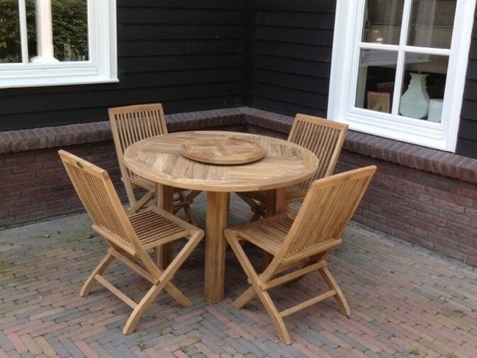 Klappstuhl Alba aus Teak