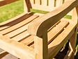 Teak Gartensessel Bergamo mit Armlehne