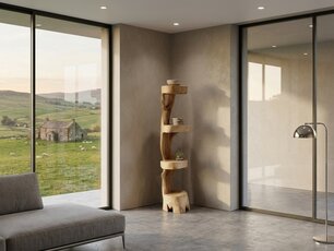 Robuste Suarwood-Etagere 140cm – 4 Ablagen