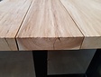 Teak-Baumstamm-Tischplatte für Outdoor  100x280x6cm