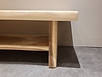 Couchtisch aus Suar-Baumstamm 60x150x50 cm – mit unterer Ablage