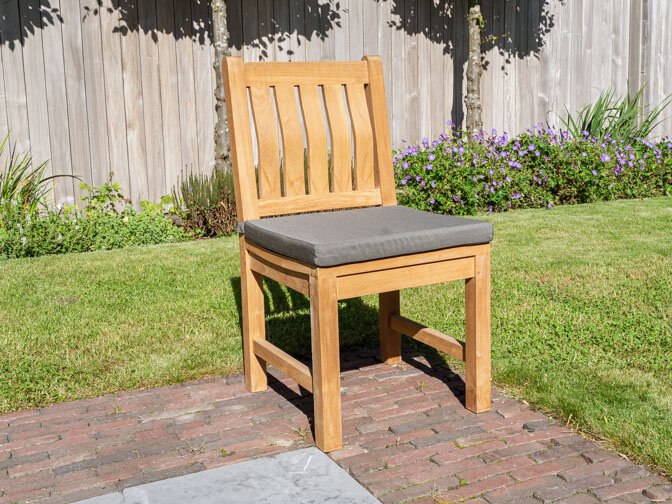 Teak Gartenset 215 + Gartenbank + 3 Stühle