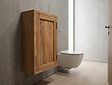 Waschbeckenschrank aus Teakholz 40 x 22 x 71 cm – Natur