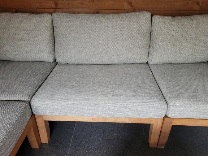 Polster für Loungemodul New Ibiza  90 cm - Grau meliert 163