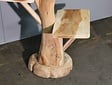 Kratzbaum oder Etagere aus Suarholz 150 cm