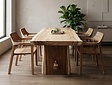 Suar-Baumstamm-Tisch 160 cm