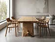 Suar-Baumstamm-Tisch 150 cm