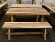 Suar-Baumstamm-Tisch 150 cm