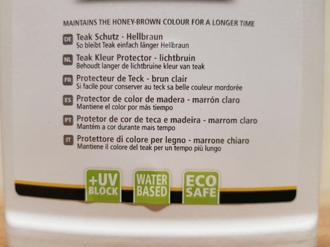 Golden Care Teak – Schutz/Öl 1 ltr