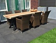 Robuster Baumstamm-Tisch 250 cm