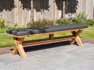 Polster für Picknickbank 180 cm  in Grau