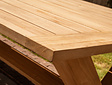 Teak Picknickset 90x180cm - BARI