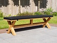 Teak Picknickset 90x180cm - BARI
