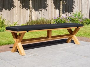Polster für Picknickbank 180 cm - Schwarz