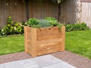 Teak-Pflanzkübel 50 x 100 x 70 cm