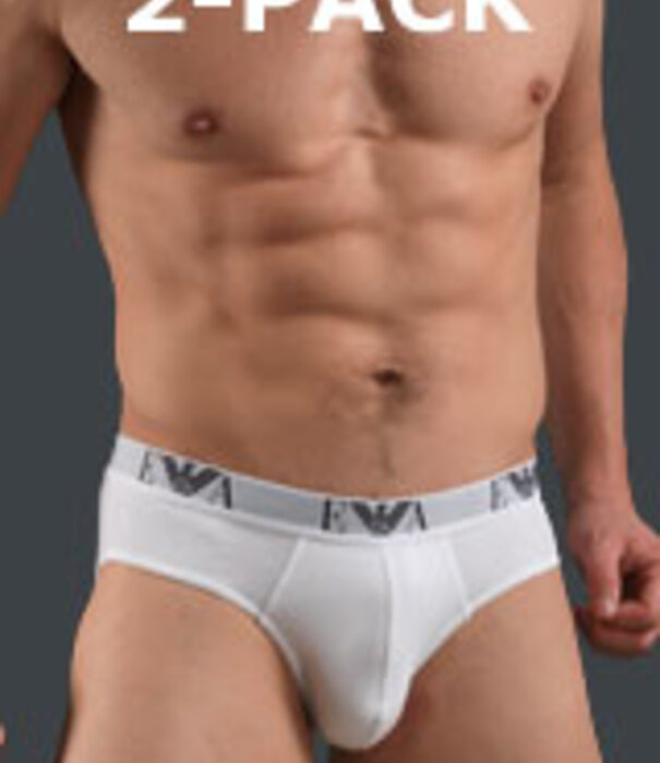 Stretch BI-Pack Hip Brief 2-Pack CC715 Wit