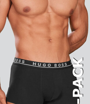 Boss Boxershort 3-Pack 403 Zwart