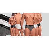 Calvin Klein Hip Slip 3-Pack U2661G Wit/Zwart/Grijs