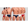 Calvin Klein Hip Slip 3-Pack U2661G Rood/Wit/Blauw
