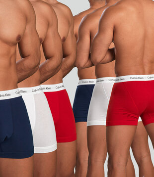 Calvin Klein Boxershort 3-Pack U2662G Rood/Wit/Blauw