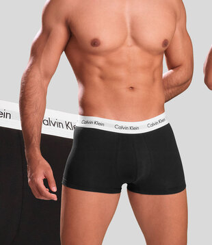 Calvin Klein Low Rise Boxershort 3-Pack U2664G Multi Zwart (051)