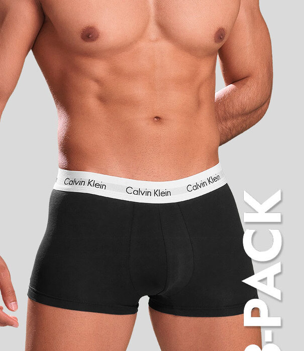 Calvin Klein Low Rise Boxershort 3-Pack U2664G Schwarz