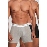 Calvin Klein Boxer Brief 2-Pack NB1087A Zwart/Grijs
