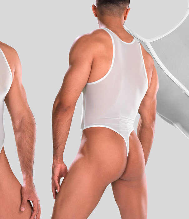 Manstore M101 String Body Transparant Wit (005)