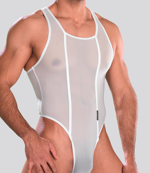 Manstore M101 String Body Transparant Wit (005)