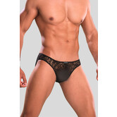 Joe Snyder Shining Bikini Lace 01 Transparant Zwart (055)