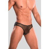 Joe Snyder Shining Bikini Mesh 01 Transparant Zwart (055)