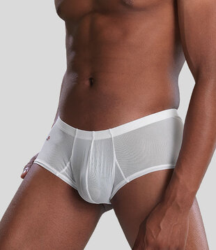 Joe Snyder Shining Cheek Boxer Mesh 13 Transparant Wit (005)
