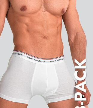 Tommy Hilfiger Premium Essentials Low Rise Boxershort 3-Pack 841 Wit