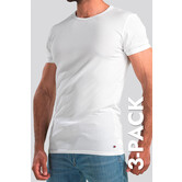Tommy Hilfiger Premium Essentials Crew Neck T-Shirt 3-Pack 187 Wit