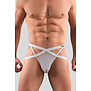 Manstore M101 X-Cut Jock Transparant Wit (005)