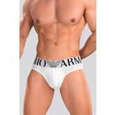 Emporio Armani Essential Megalogo Slip CC716 Weiß