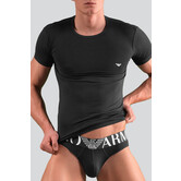 Emporio Armani Big Eagle Crew Neck T-Shirt CC735 Zwart