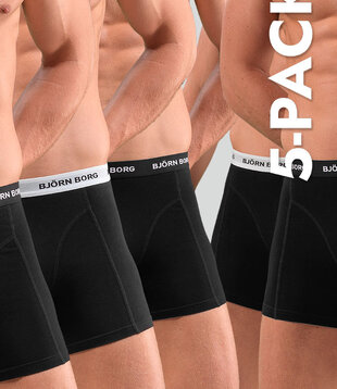 Bjorn Borg Essential Boxershort 5-Pack 1026 Schwarz