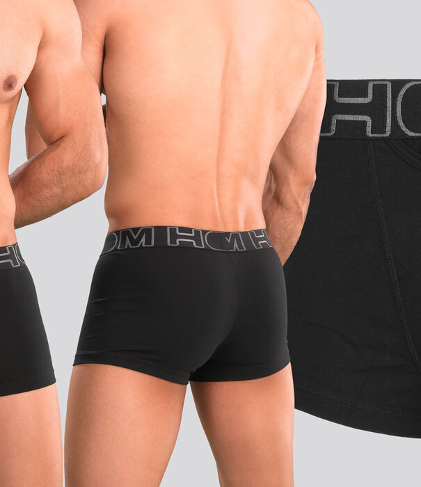 Hom HO1 Boxerlines Boxer Brief 2-Pack 405 Black