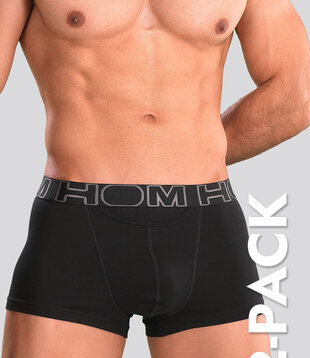 Hom HO1 Boxerlines Boxer Brief 2-Pack 405 Black