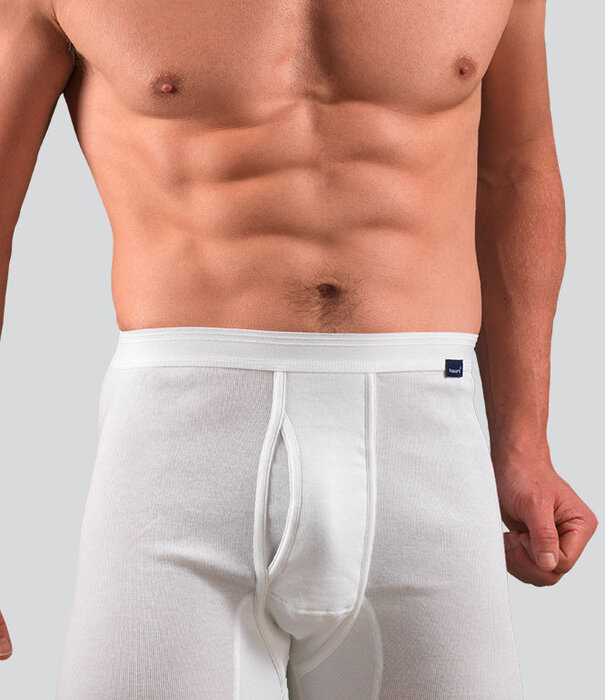 Kapart Feinripp 7X8 Long Boxer 113 White