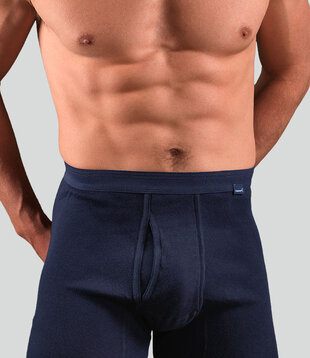 Kapart Feinripp 7X8 Long Boxer 113 Navy