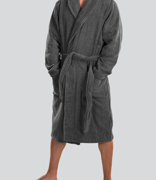 Tommy Hilfiger Icon Bathrobe 539 Grey