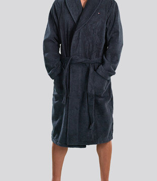 Tommy Hilfiger Icon Bathrobe 539 Navy