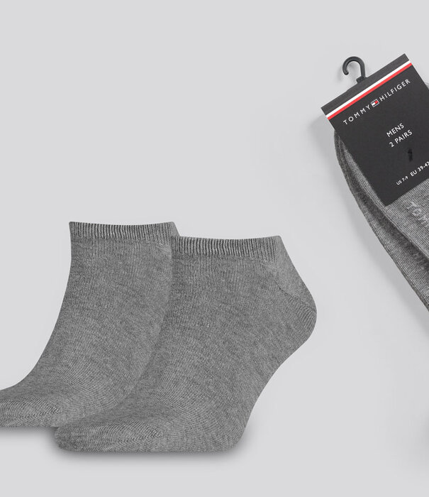 Tommy Hilfiger Sneaker Socks 2-Pack 001 Grijs