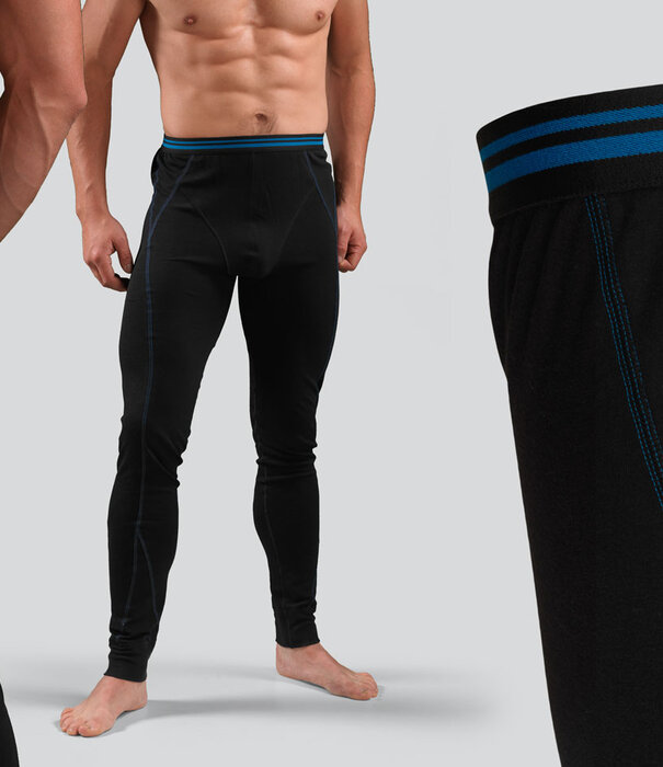 Schiesser Long Pants 305 Thermo Light Black