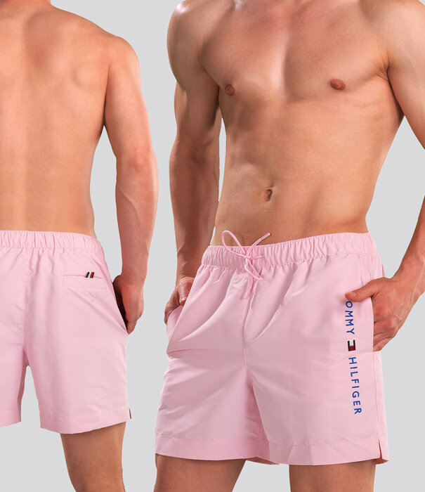 Tommy Hilfiger Swim Short 885 Medium Drawstring Pink