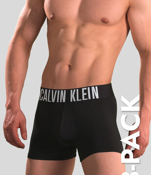 Calvin Klein Trunk 3-Pack NB3775A Intense Power Microfiber Schwarz
